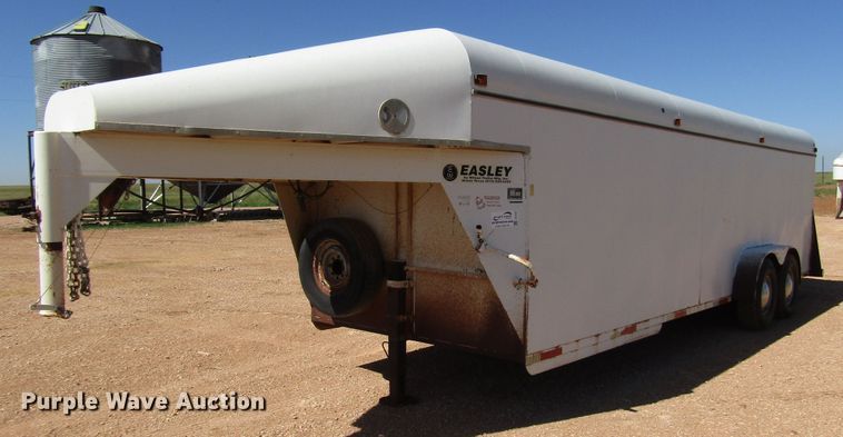 image for item DG1397 2002 Easley enclosed cargo trailer