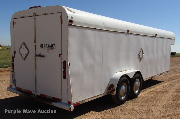 image for item DG1397 2002 Easley enclosed cargo trailer