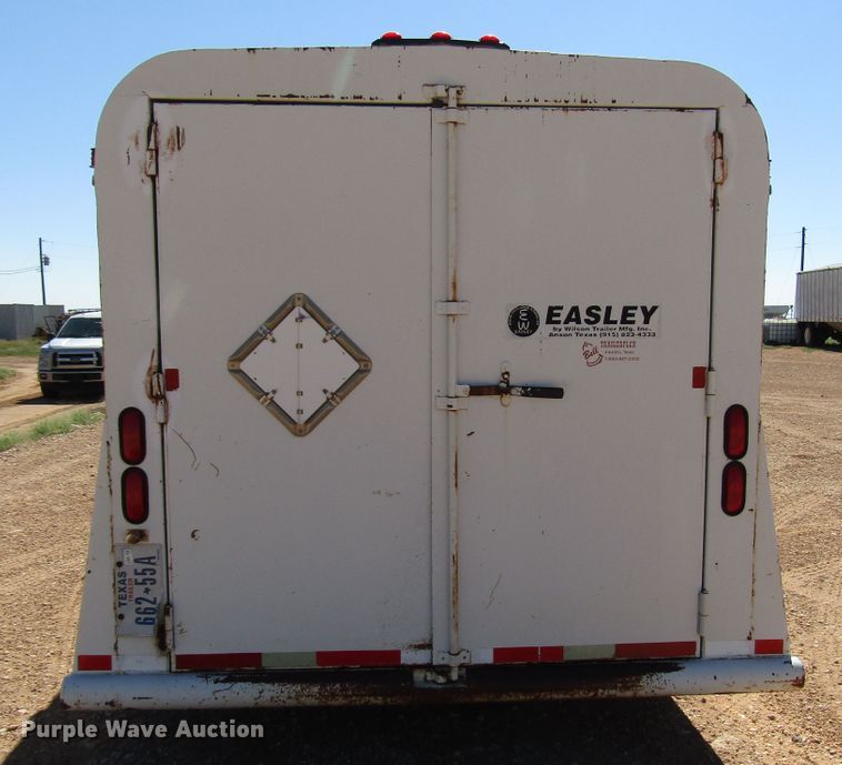 image for item DG1397 2002 Easley enclosed cargo trailer