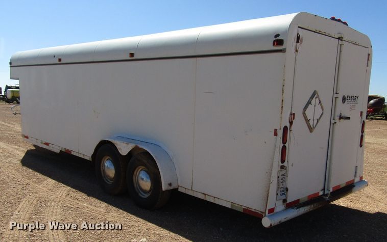 image for item DG1397 2002 Easley enclosed cargo trailer