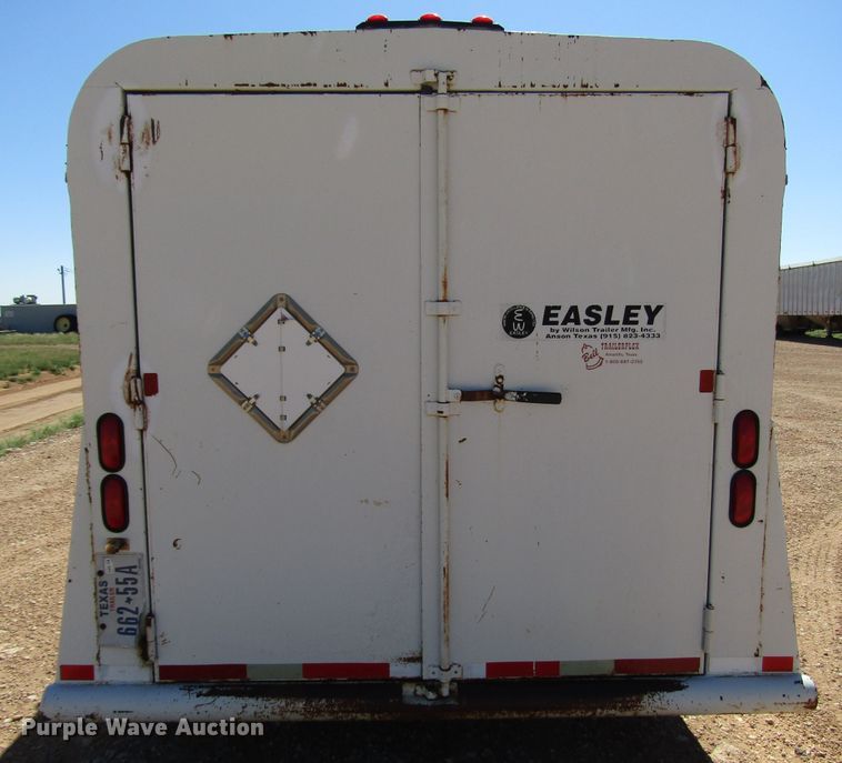 image for item DG1397 2002 Easley enclosed cargo trailer