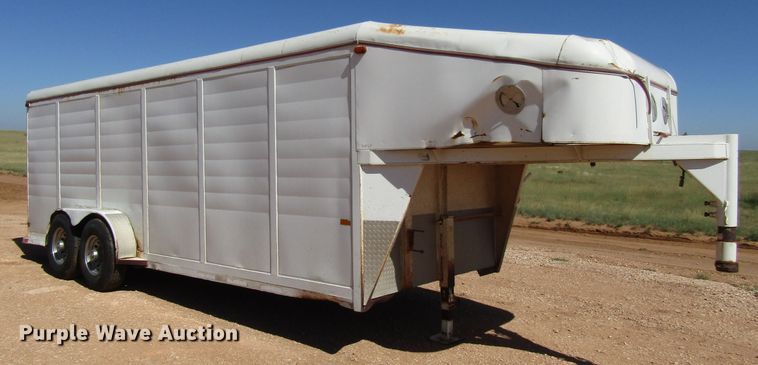 image for item DG1398 1994 Dewitt enclosed cargo trailer