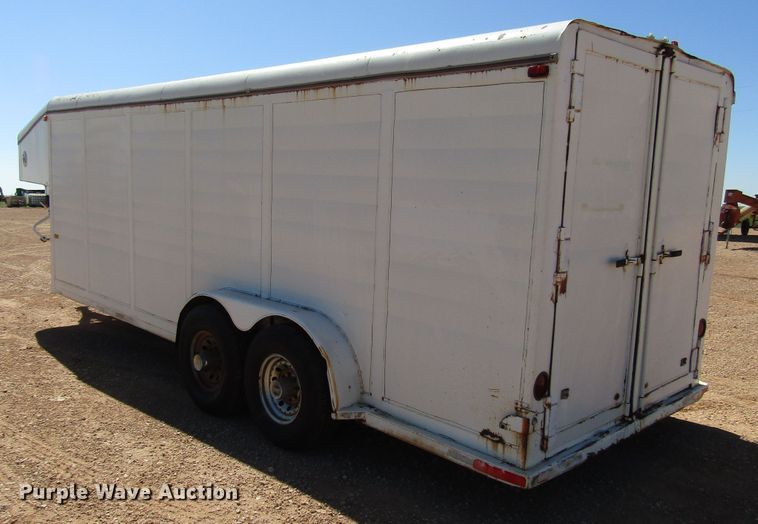 image for item DG1398 1994 Dewitt enclosed cargo trailer