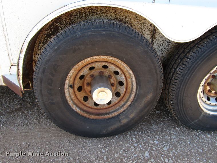 image for item DG1398 1994 Dewitt enclosed cargo trailer