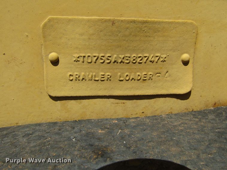 image for item DG1399 1984 John Deere 755A track loader