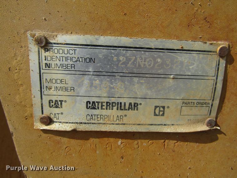 image for item DG1413 1999 Caterpillar 953C track loader