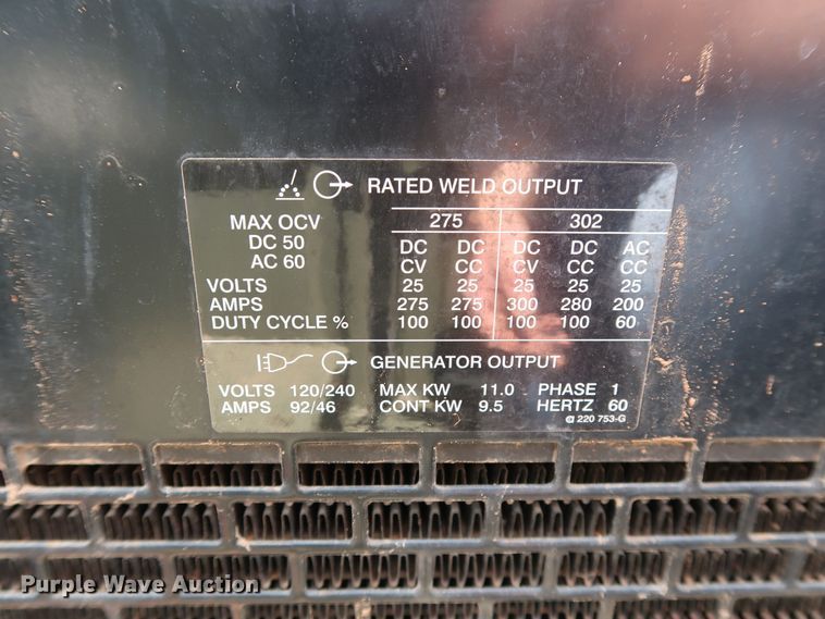 image for item DG4018 2009 Utility M0103A3 utility trailer with welder