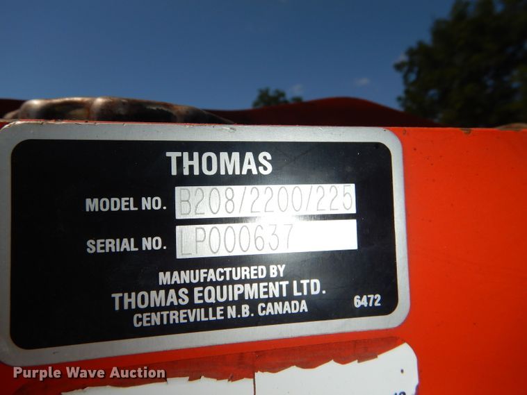 image for item DG4806 2002 Thomas ProTough 2200 skid steer