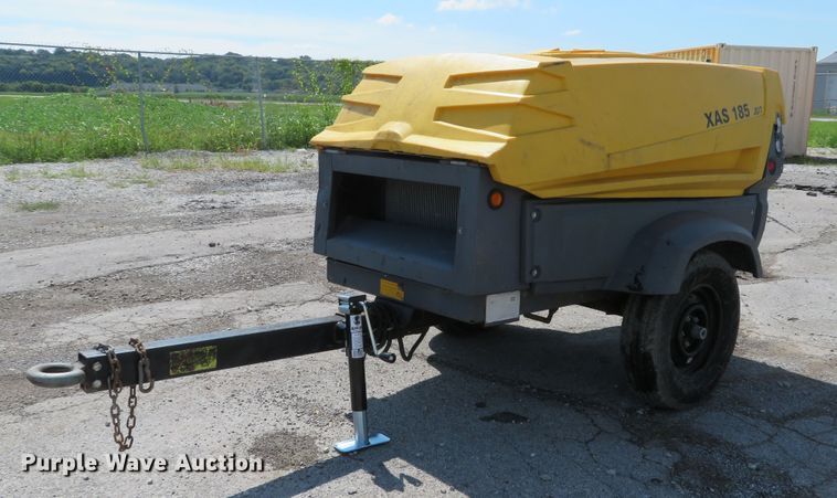 image for item DH1521 2012 Atlas Copco XAS185JD7 air compressor