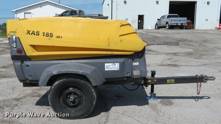 image for item DH1521 2012 Atlas Copco XAS185JD7 air compressor