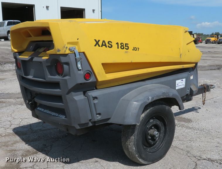 image for item DH1521 2012 Atlas Copco XAS185JD7 air compressor