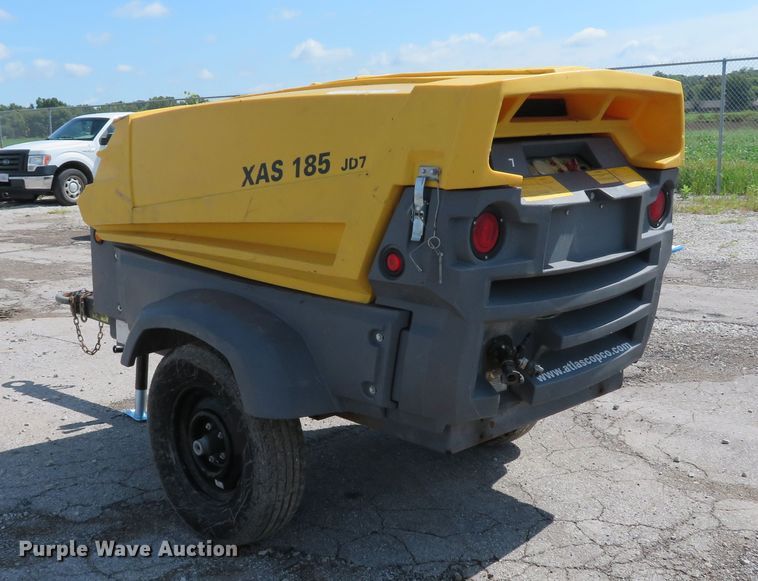 image for item DH1521 2012 Atlas Copco XAS185JD7 air compressor