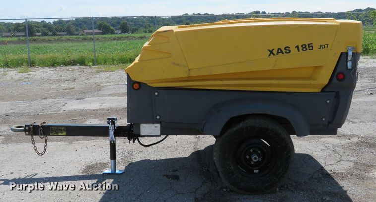 image for item DH1521 2012 Atlas Copco XAS185JD7 air compressor
