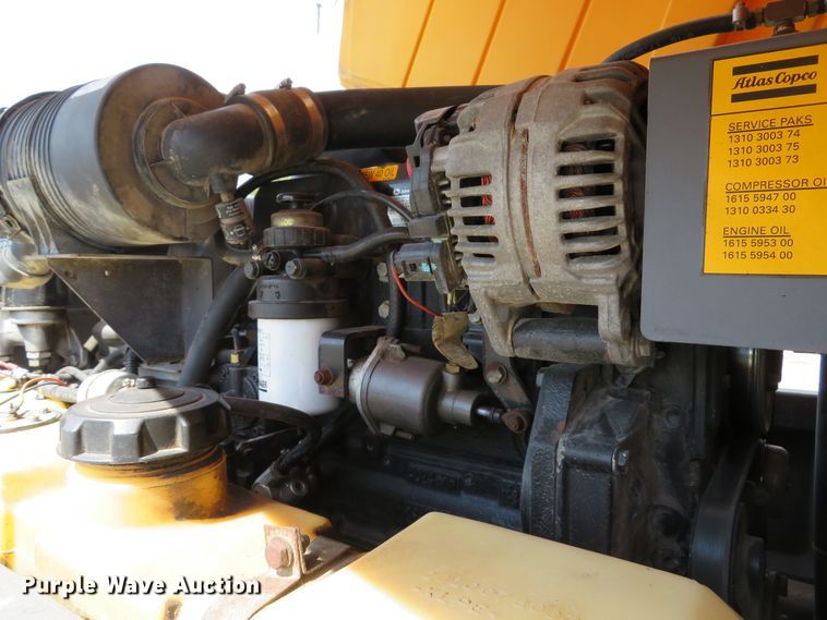 image for item DH1521 2012 Atlas Copco XAS185JD7 air compressor