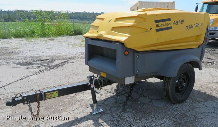 image for item DH1522 2012 Atlas Copco XAS185JD7 air compressor