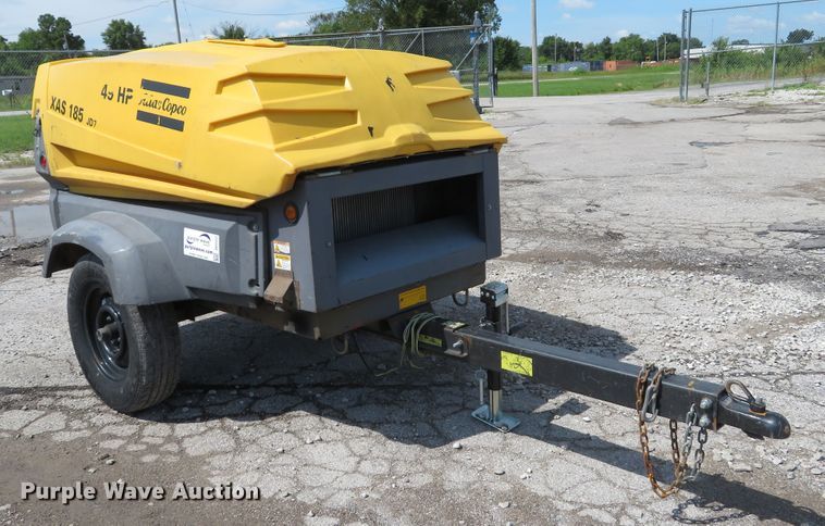 image for item DH1522 2012 Atlas Copco XAS185JD7 air compressor