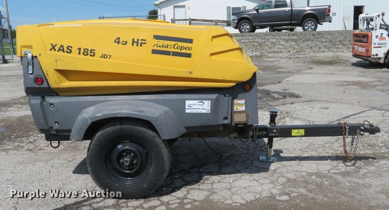 image for item DH1522 2012 Atlas Copco XAS185JD7 air compressor