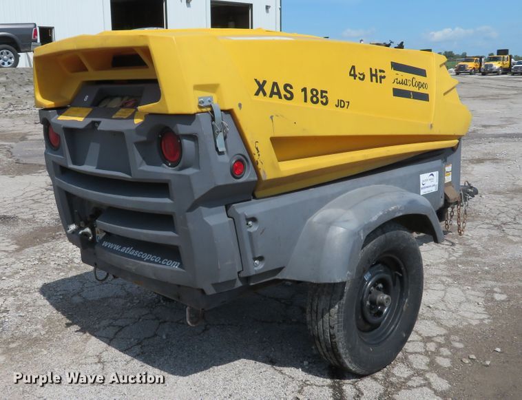 image for item DH1522 2012 Atlas Copco XAS185JD7 air compressor