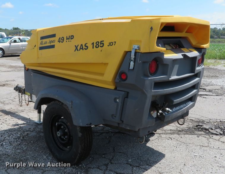 image for item DH1522 2012 Atlas Copco XAS185JD7 air compressor