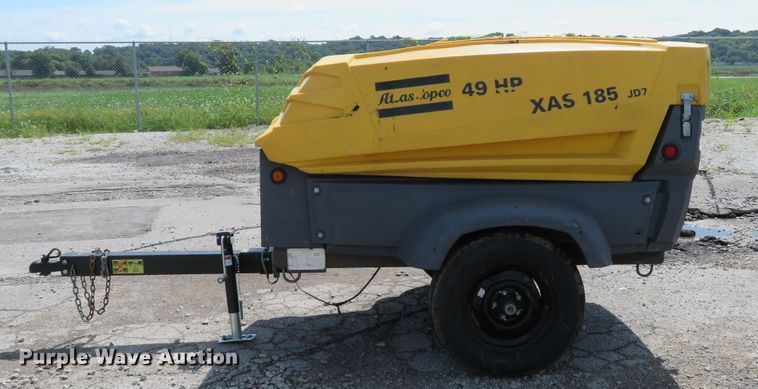 image for item DH1522 2012 Atlas Copco XAS185JD7 air compressor