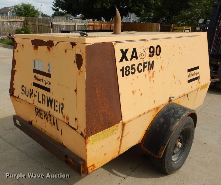 image for item DH2517 1996 Atlas Copco XAS90JD air compressor