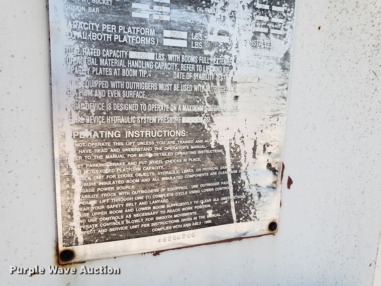 image for item DH2789 1994 Chevrolet Kodiak C6500 bucket truck