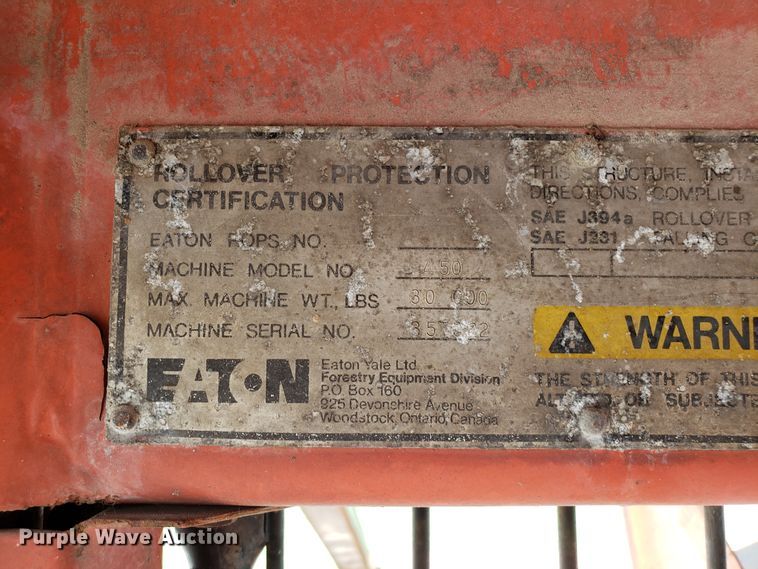 image for item DH2794 1996 Timberjack 450 skidder