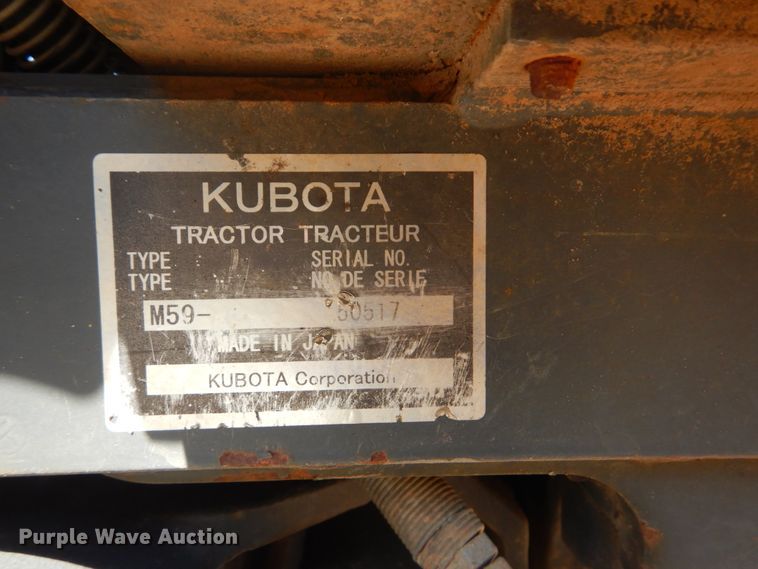 image for item DI2288 2008 Kubota M59 backhoe