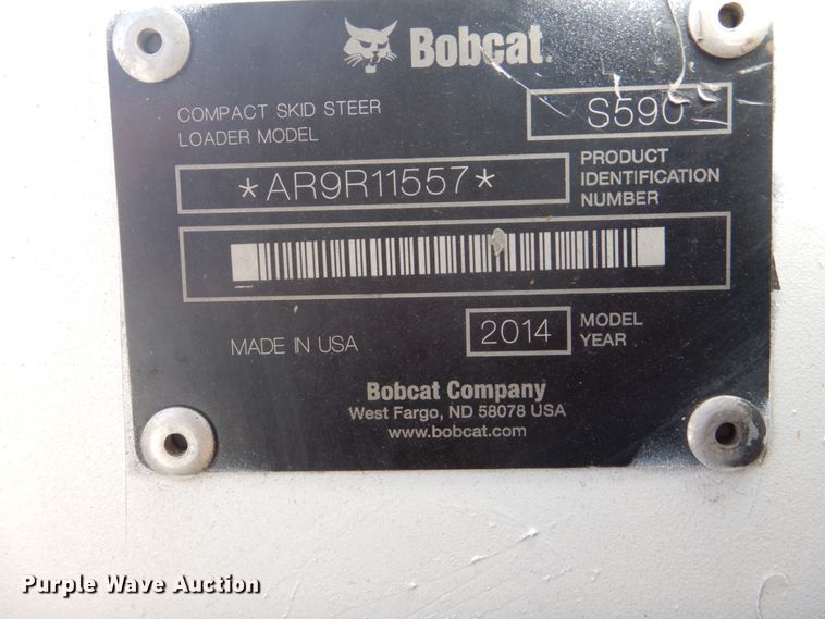image for item DI2289 2014 Bobcat S590 skid steer