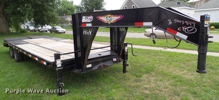 image for item EM9801 2018 H&H H20+5SDBU-GN19-200 equipment trailer