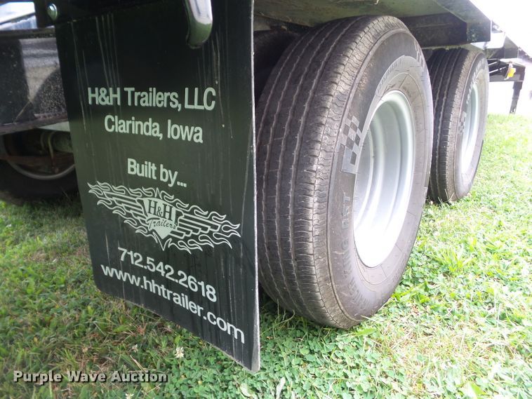 image for item EM9801 2018 H&H H20+5SDBU-GN19-200 equipment trailer