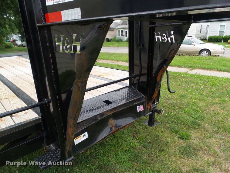 image for item EM9801 2018 H&H H20+5SDBU-GN19-200 equipment trailer