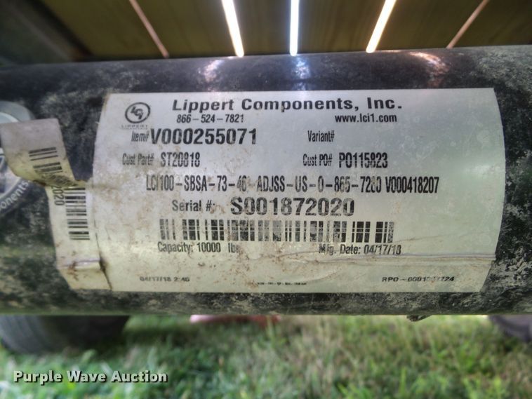 image for item EM9801 2018 H&H H20+5SDBU-GN19-200 equipment trailer