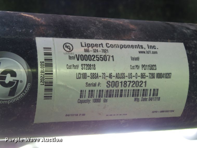 image for item EM9801 2018 H&H H20+5SDBU-GN19-200 equipment trailer