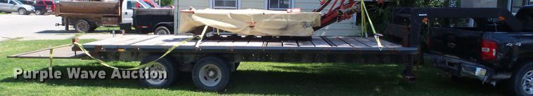 image for item EM9818 1986 shop built equipment trailer