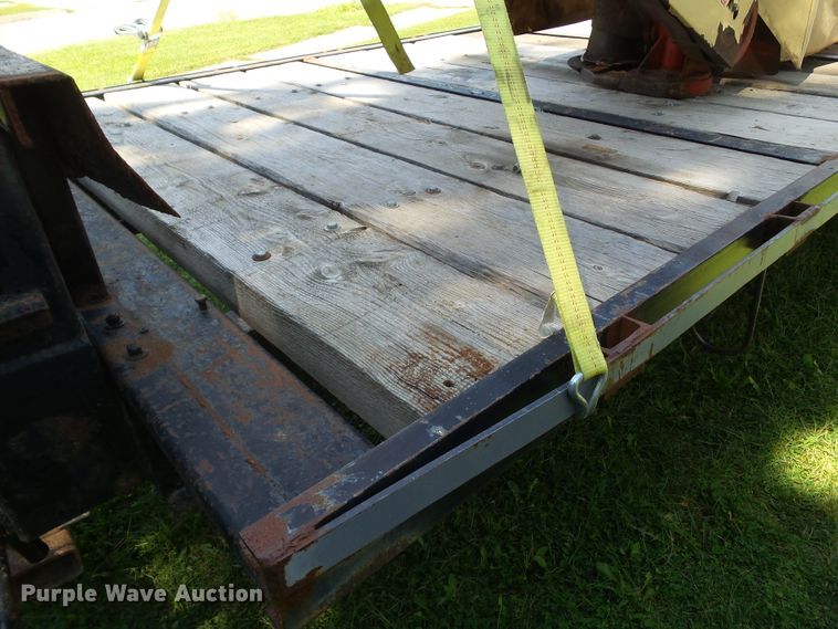 image for item EM9818 1986 shop built equipment trailer