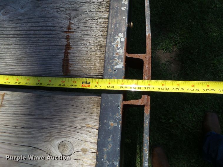 image for item EM9818 1986 shop built equipment trailer