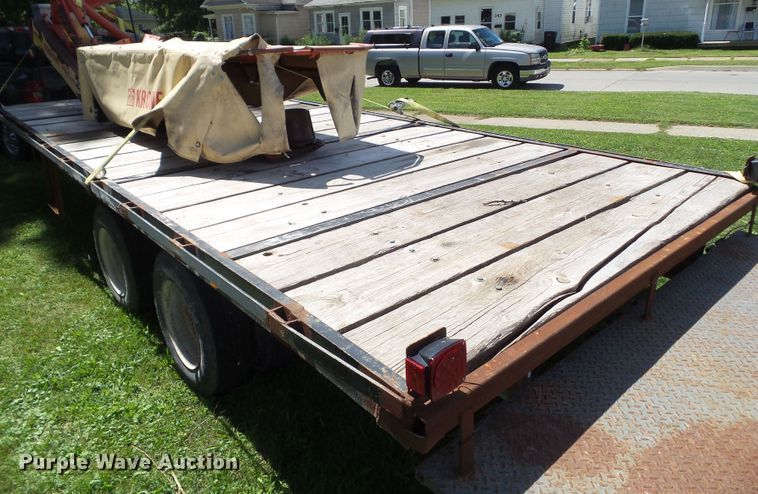 image for item EM9818 1986 shop built equipment trailer