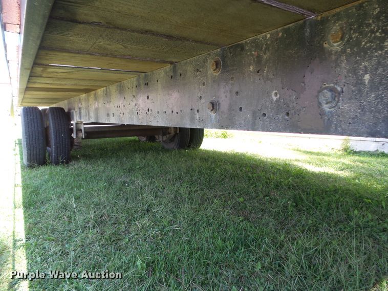 image for item EM9818 1986 shop built equipment trailer