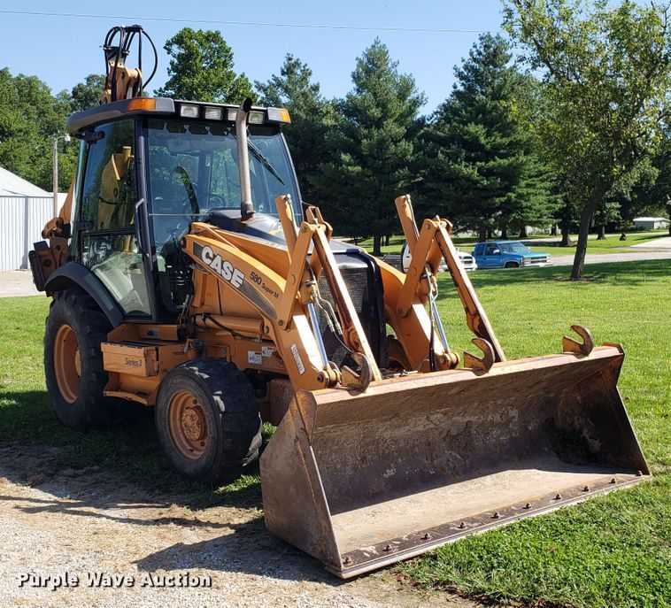 image for item ET9827 2009 Case 580 Super M Series 3 backhoe