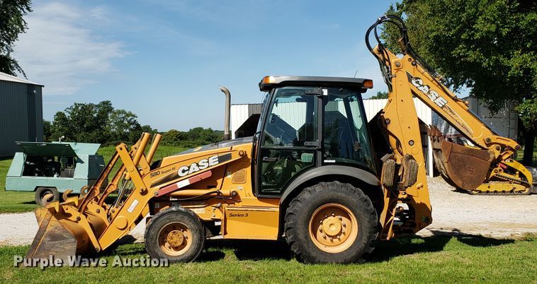 image for item ET9827 2009 Case 580 Super M Series 3 backhoe