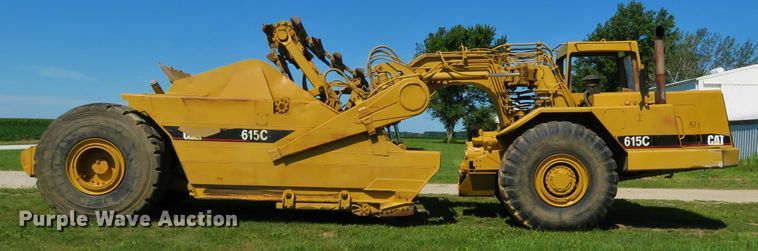 image for item EV9691 1995 Caterpillar 615C Series II elevating scraper