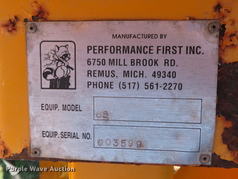 image for item EV9692 1996 Brush Bandit 65 wood chipper