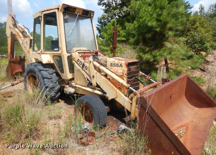 Ford 555A backhoe in Rattan, OK Item FT9435 sold Purple Wave