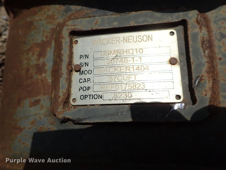 image for item GB9302 (5) excavator buckets