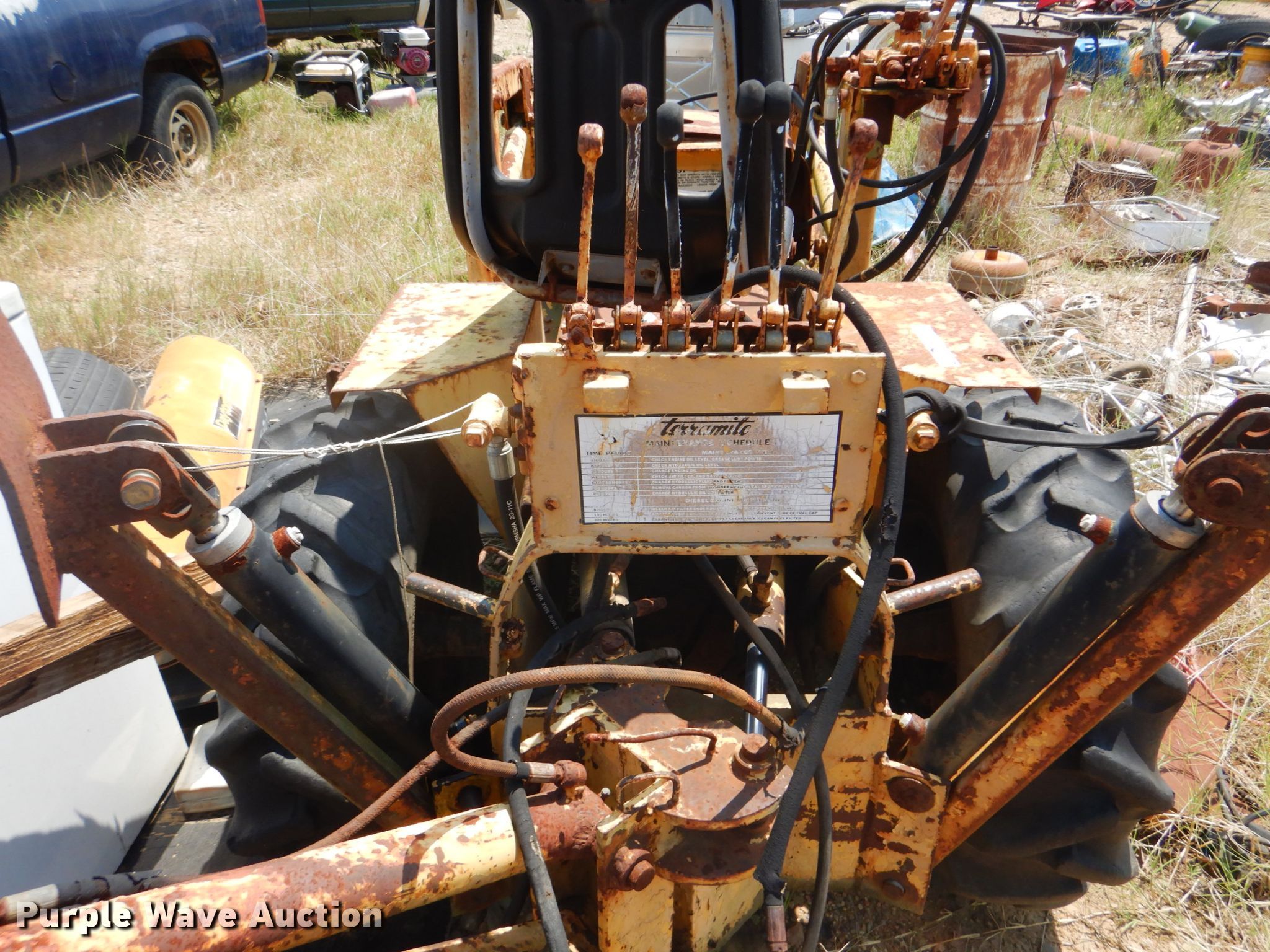 Terramite T5C backhoe in Rattan, OK Item FT9433 sold Purple Wave
