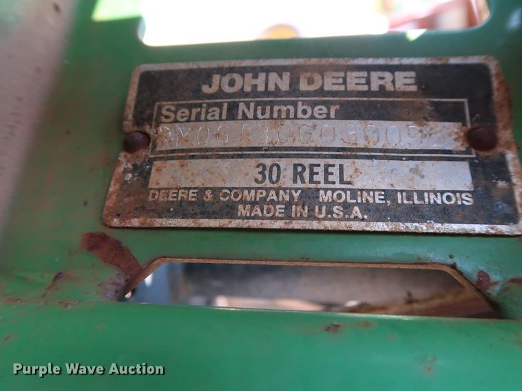 image for item DG4148 1998 John Deere 3365 reel mower