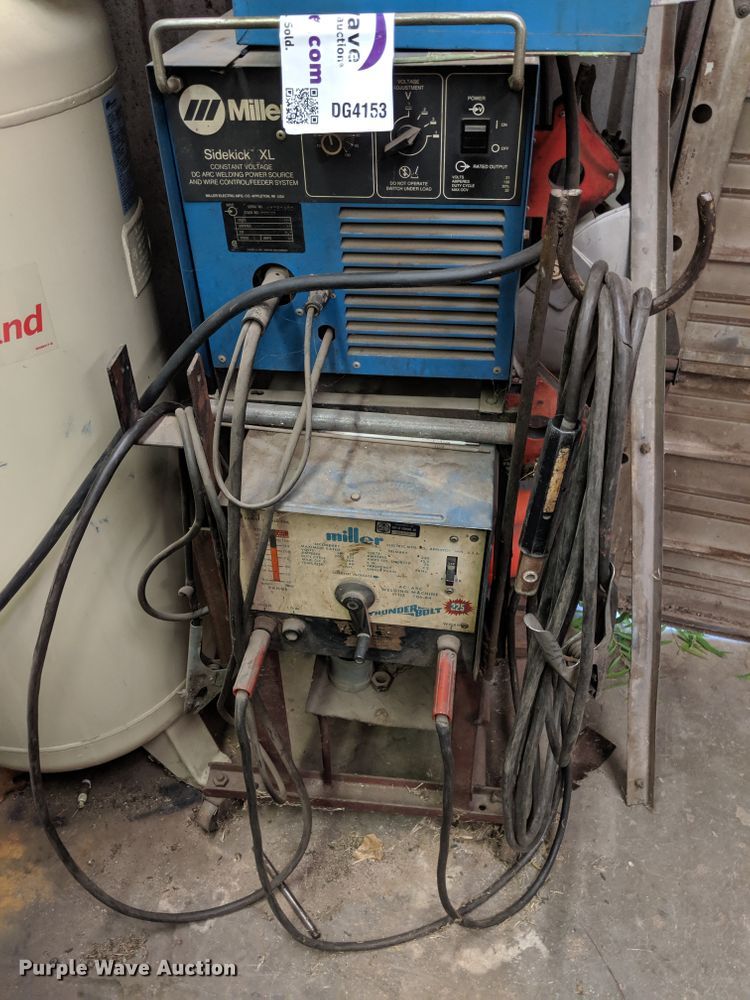 image for item DG4153 Miller sidekick XL constant voltage DC ARC welding power source and wire control/feeder system