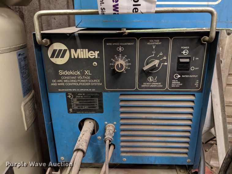 image for item DG4153 Miller sidekick XL constant voltage DC ARC welding power source and wire control/feeder system