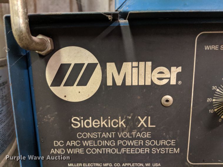 image for item DG4153 Miller sidekick XL constant voltage DC ARC welding power source and wire control/feeder system